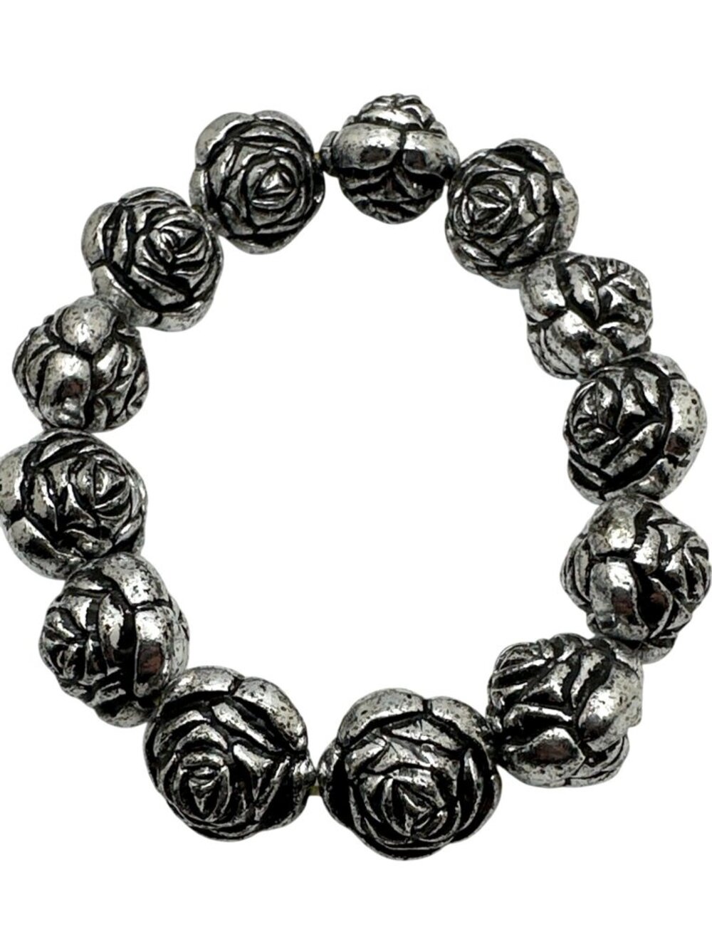 Y2k Rose Bracelet Acrylic Beads Flower Floral